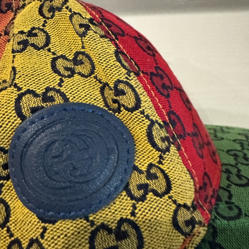 Gucci Multicolor Logo Baseball Cap - image 5